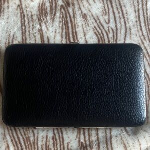 Black Textured Wallet